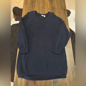 Roxy knit sweater dress size M black